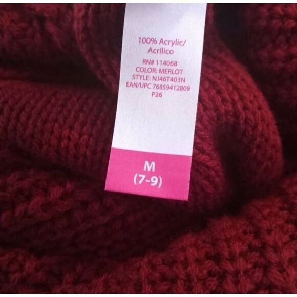 NO BOUNDARIES RUST COWL-NECK SWEATER DRESS SZ.M EUC. - Picture 5 of 6